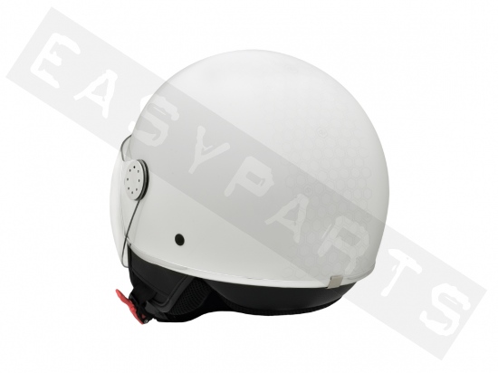 Helmet Demi Jet PIAGGIO Mirror BT white Luna XB3 533